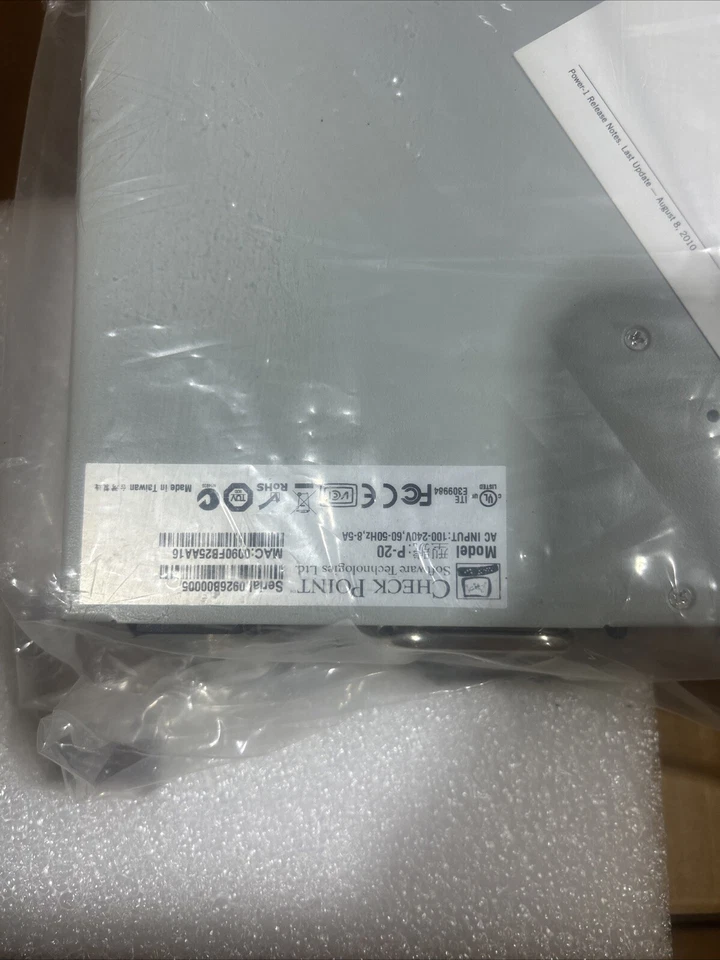 Check Point Model: P-20 Security Appliance NEW - Image 2 of 4