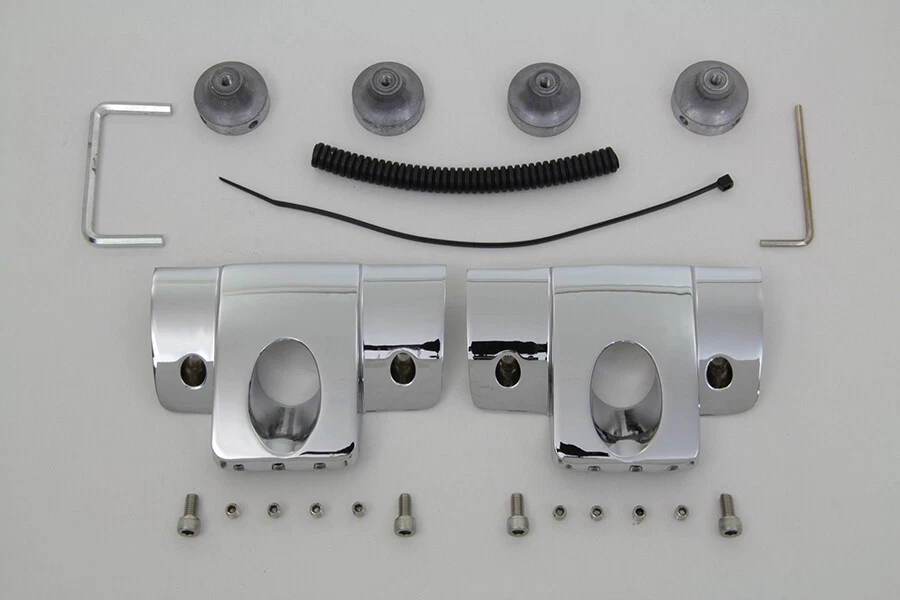 Kit de cubierta de perno de cabeza y bujía cromada para Harley Davidson Foto 4 de 4