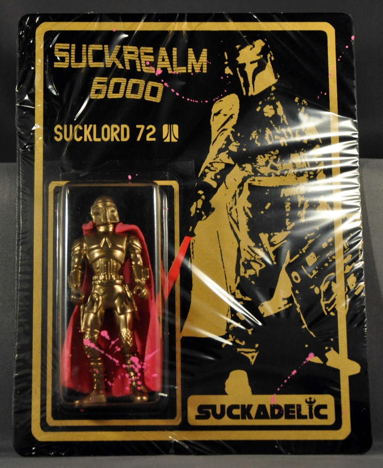 Hand-Made Suckrealm 6000 Sucklord 72 Gold Pink-Splattered Ltd Ed Resin Figure Ne