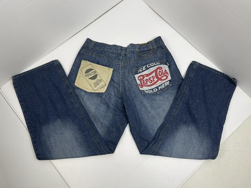 Medium Wash Baggy Wide Leg Denim Jeans 