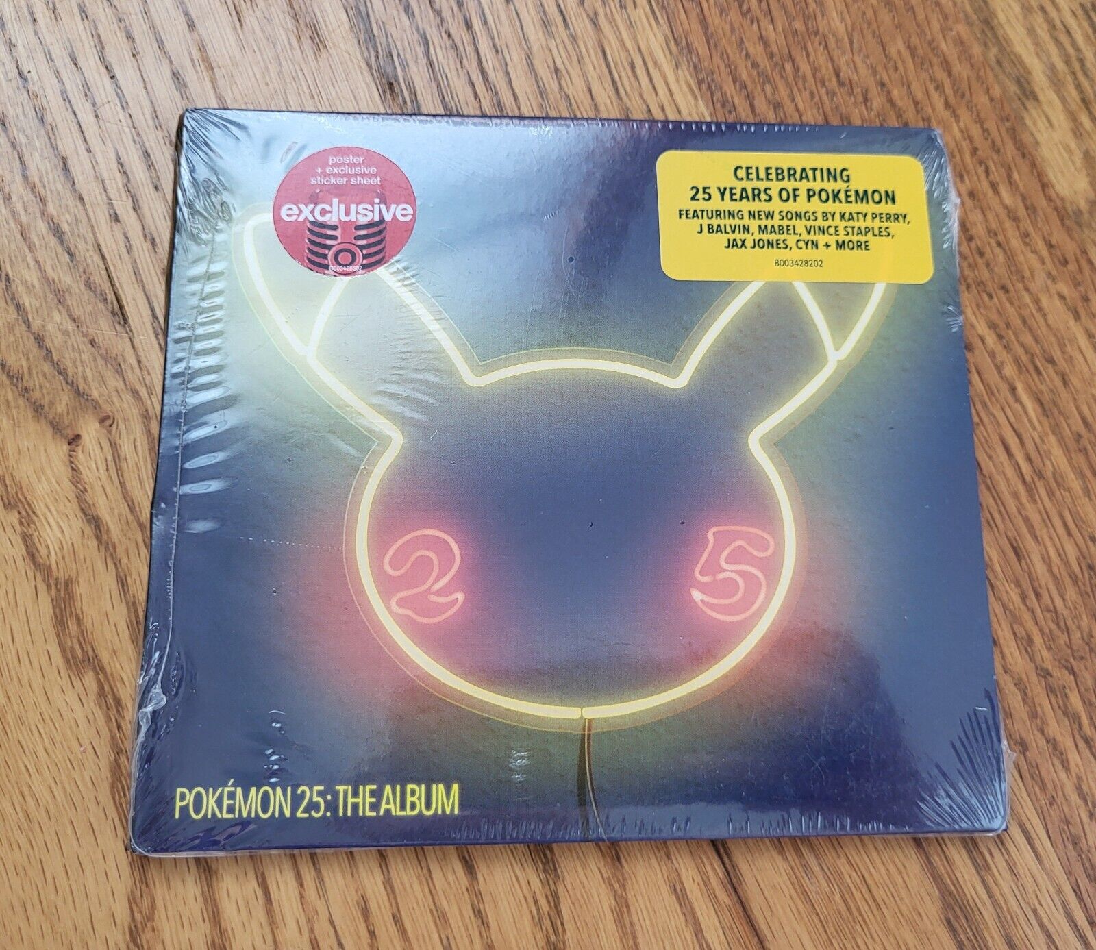 NEW Pokémon 25 The Album Target Exclusive CD 2021 Capitol Music Album Sealed