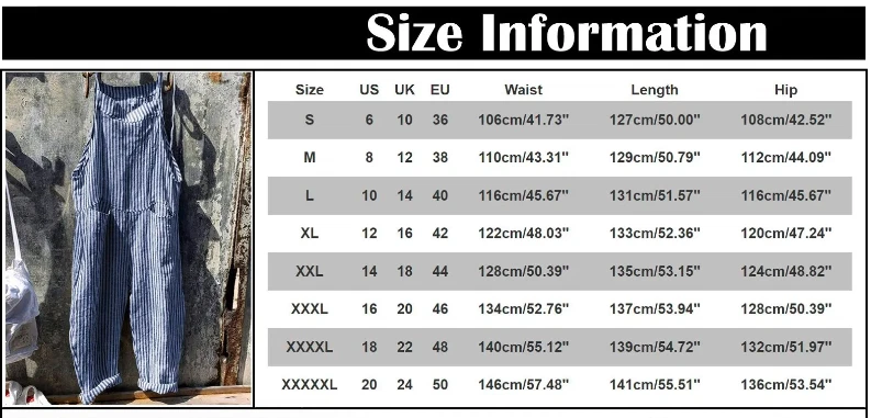 Mono Vintage Para Mujer Pantalones Carga Pierna Ancha Pantalones Multicolor Foto 2 de 4