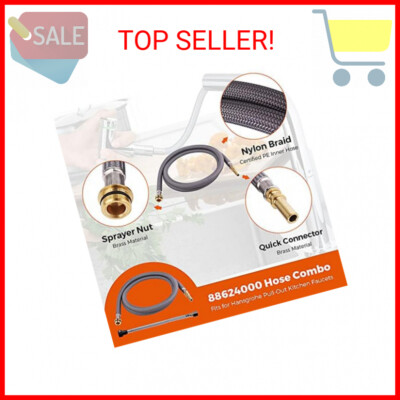 88624000 Pull-out Hose Combo for Hansgrohe Kitchen Faucets, Pull-down Spray Hose