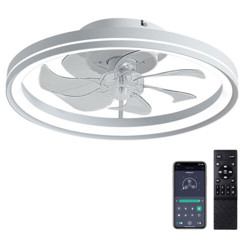 Ceiling Fan With Dimmable Light 20'' Adjustable Wind Speed With Smart APP Remote - Picture 13 of 13