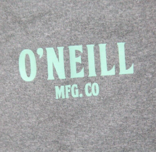 Large O'Neill Gray Polyester Spandex Short Sleeve Athletic Graphic T-Shirt JJ36 - Picture 3 of 6