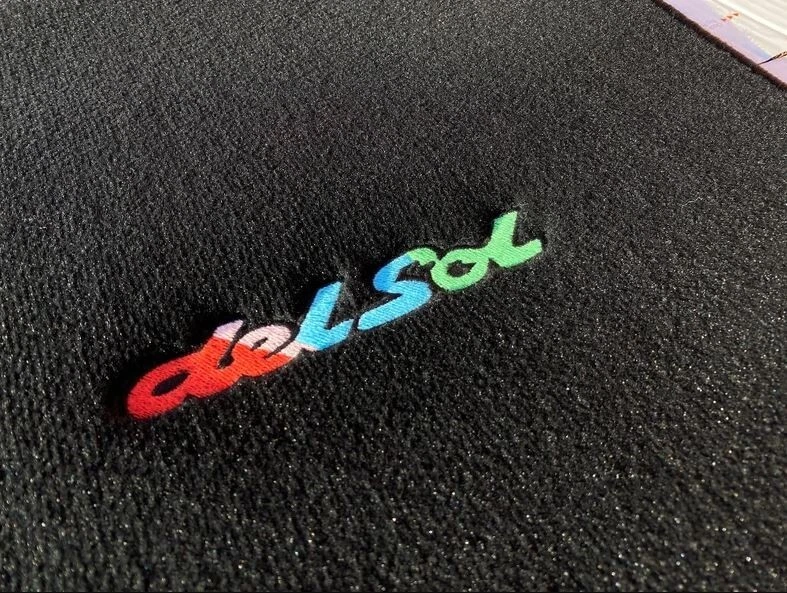 Juego de 2 alfombrillas negras para Honda Civic CRX del Sol; 1993/1994 Foto 4 de 4