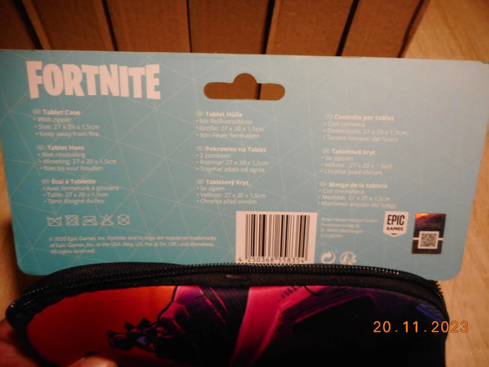 Tablet Hülle Schutzhülle Tasche Cover 27 x 20 x 1,5 cm /  Reißverschluss Var. 2 - Bild 3 von 3