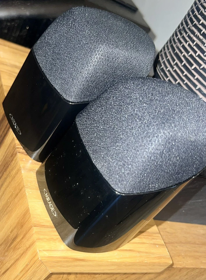 Altavoz bidireccional Mirage MX Satellite nano omnidireccional cine en casa con soportes Foto 3 de 4