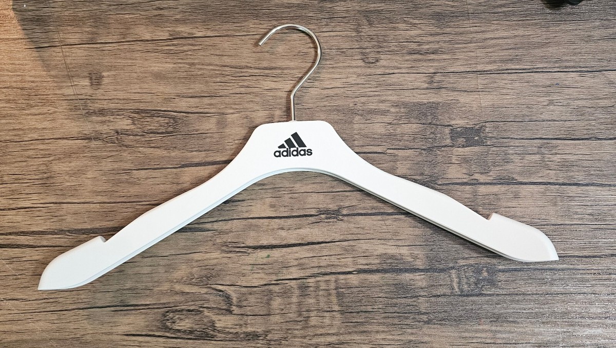 ADIDAS 25 Pk Durable Heavy Duty Designer Coat Hangers Kids W/ Swivel Hook  14In