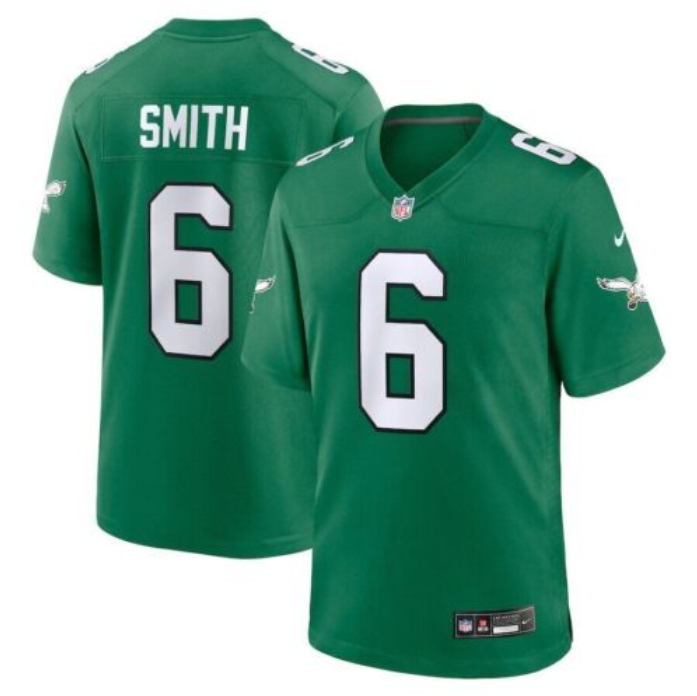 Men's Philadelphia #6 DeVonta Smith Stitched NFL Jersey - Size L