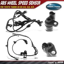 4Pcs Front & Rear ABS Wheel Speed Sensor for ...