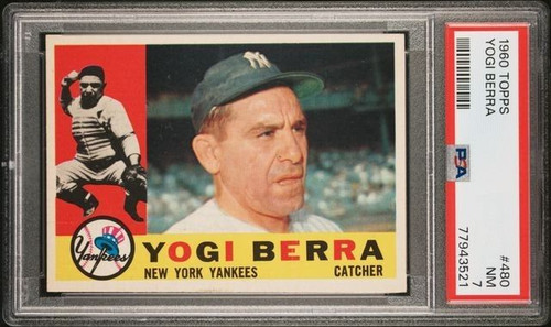 Yogi Berra #480 1960 Topps card