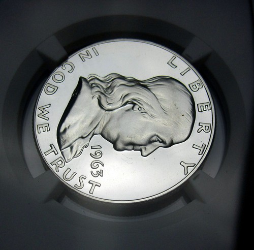 1963 Franklin 90 % Silver Half Dollar NGC Proof PF 68 Cameo Signed by David Motl - Picture 7 of 11