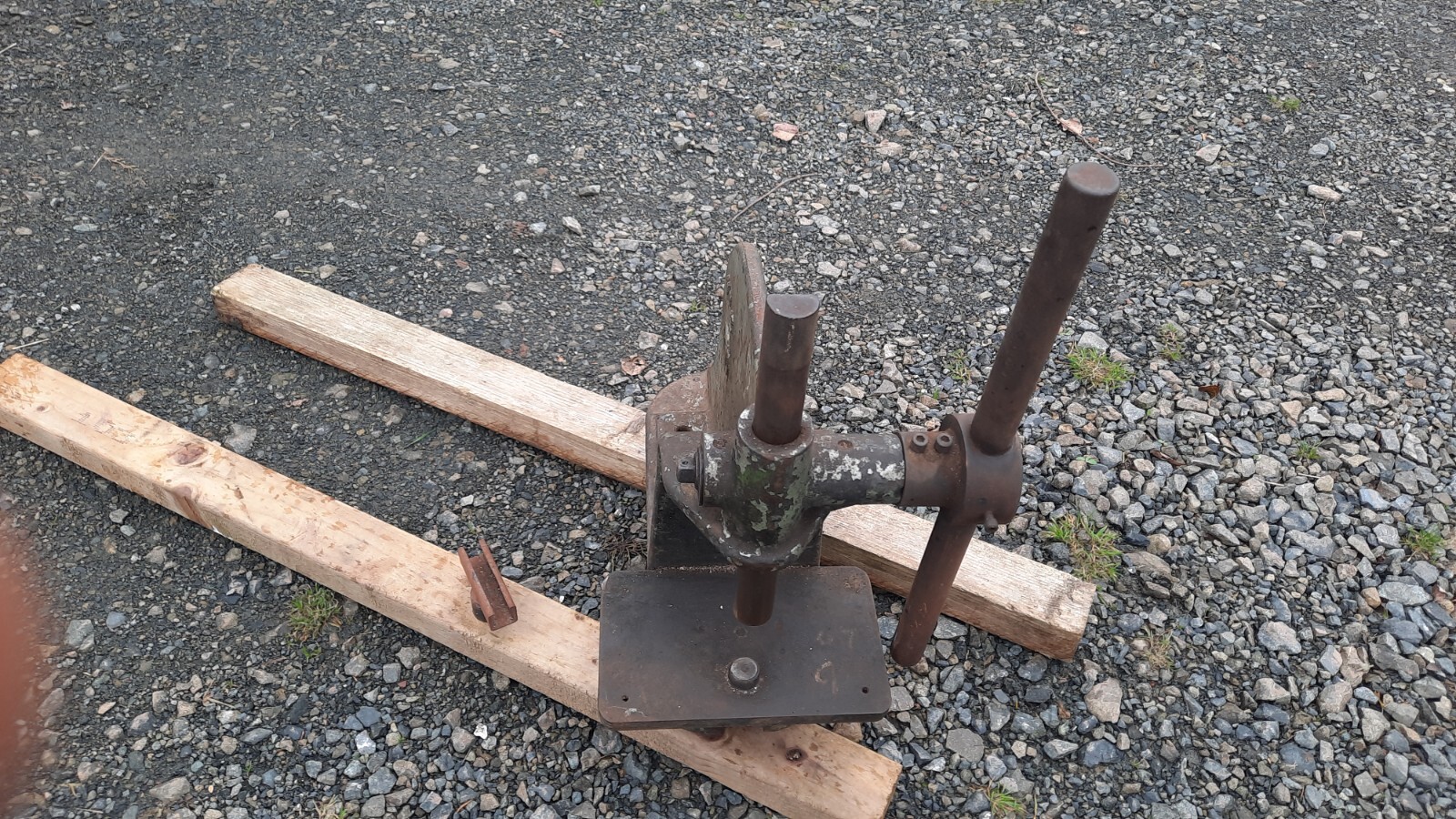 Vintage Arbor Press No 2 2 Ton Bearing Press Engineers Press