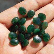 Natural Green Aventurine Oval 3x5 mm to 15x20 mm Cabochon Loose Gemstone Lot
