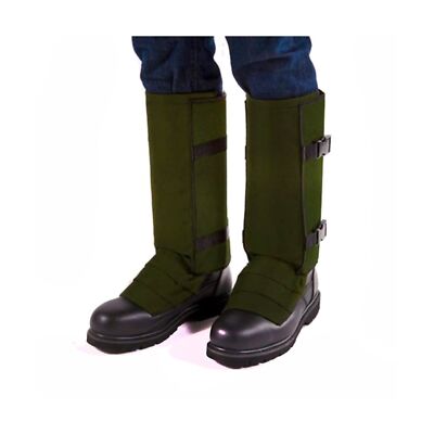 Crackshot Men's Snake Bite Proof Guardz Gaiters Olive Green X-Large