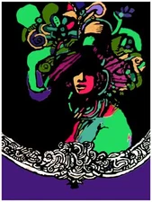 Wall Decor Poster.Fine Graphic Art Design.Lovely Girl Mirror.Room Home art.516