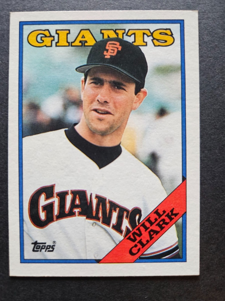1988 Topps WILL CLARK #350 RARE ERROR Card and MISALIGNMENT | eBay