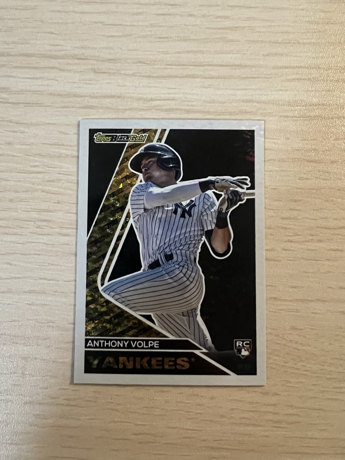2023 Topps Update Topps Black Gold Anthony Volpe #BG-10 Rookie RC