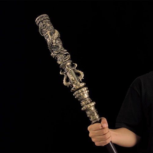 Black Myth Heavy Duty Mtal Wukong Ruyi Jinggubang Strong Monkey King Staff - Picture 5 of 6