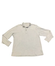 B Draddy Polo Shirt Pima Cotton Stretch Long Sleeve Soft Mens Size XL Embodied