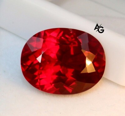 Oval Shape 10.00 Ct Natural A++ Quality Red Ruby Mogok Treated Loose Gemstone