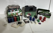 texas holdem pocker set card shuffler pocker cards job lot 