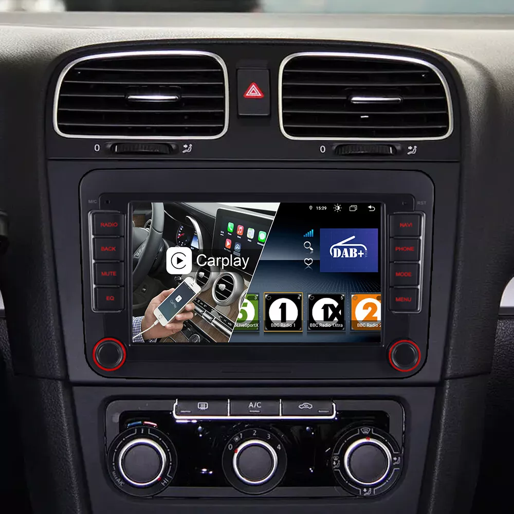 Android 11 Autoradio GPS Navi für VW Passat B6 Golf V VI 5 6 Polo CarPlay  DAB+4G