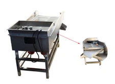 INTBUYING® 220V Vibrating Screen 2-layers Linear Screener Deck  3mm&6mm(230645)