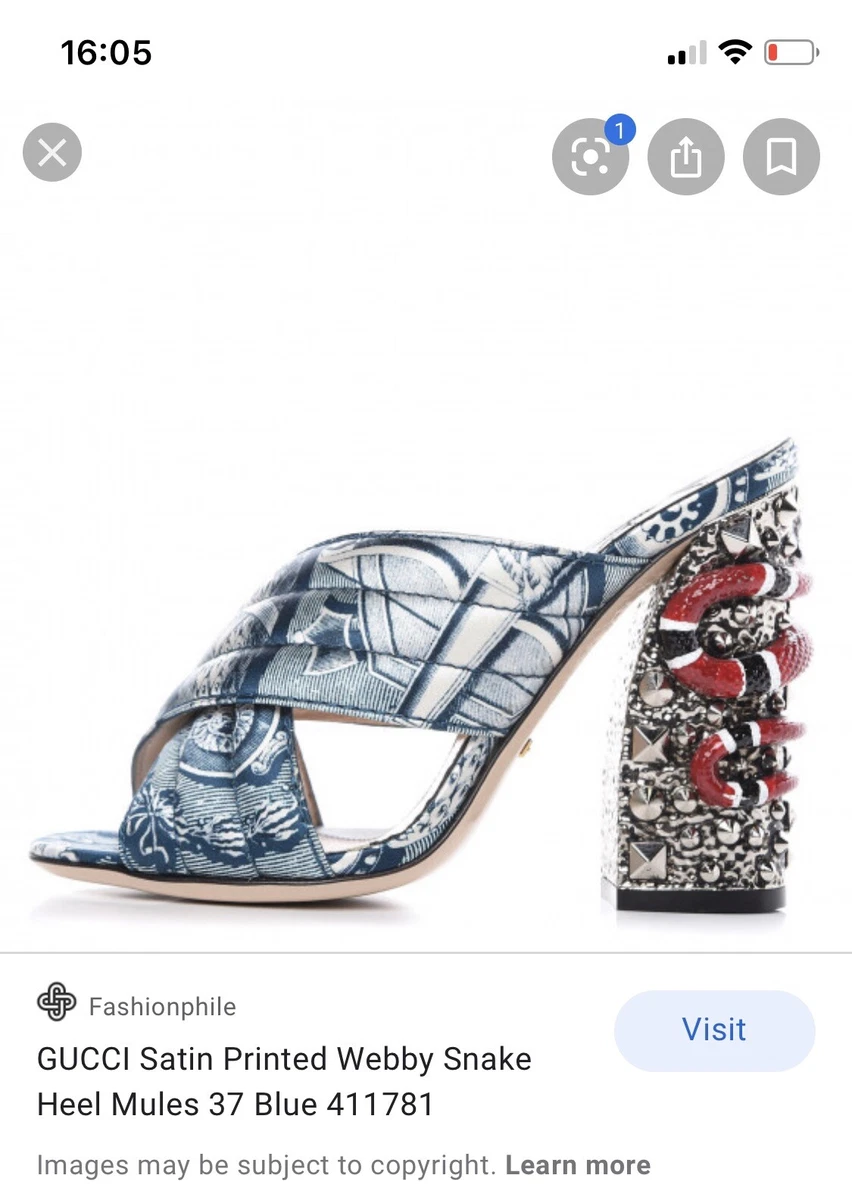 Gucci webby best sale sandal