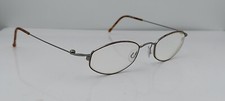 Vintage Silhouette M6446 Brown Silver Oval Sunglasses FRAMES ONLY Austria
