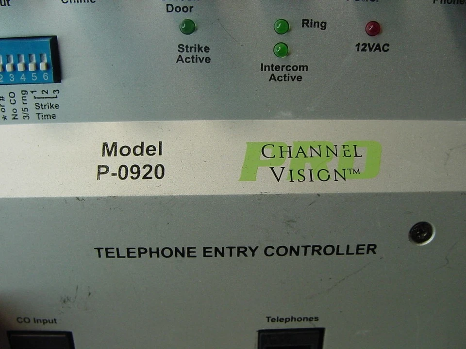 CONTROLADOR DE ENTRADA DE TELÉFONO VISIÓN CANAL P-0920 Foto 2 de 2