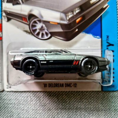 Hot Wheels DeLorean Rolling Metal Series Treasure Hunt & Hw City
