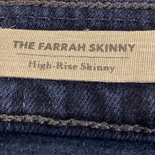 Adriano Goldschmied Dark Wash, The Farrah Skinny, High Rise Jeans, Gr. 29R - Bild 7 von 9