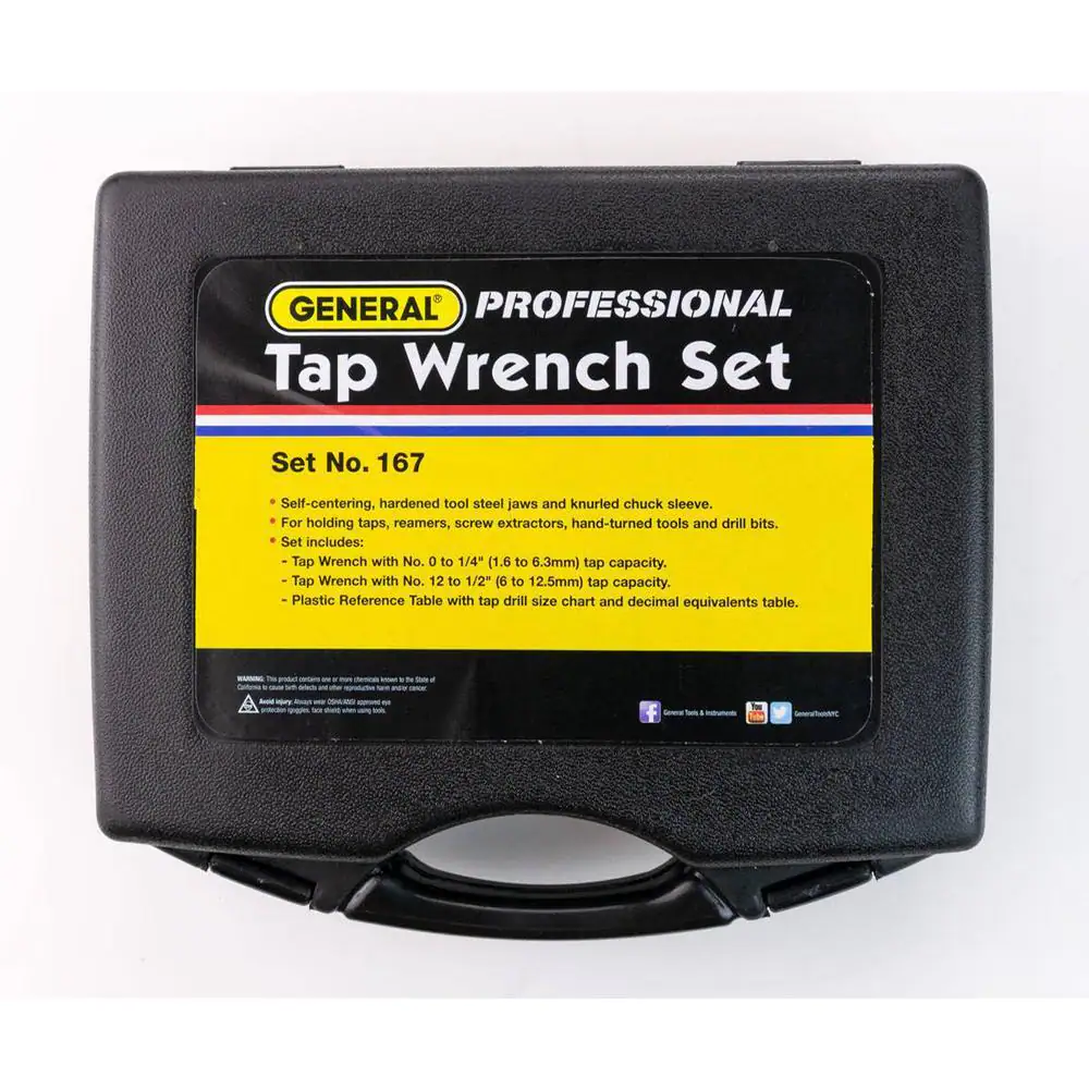 Professional Tap Set Hardened steel jaws with a selfcentering chuck eBay