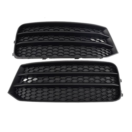 For Audi A1 8X 2015-2018 Primed Front Bumper Fog Light Cover Lower Grille Bezel - Picture 8 of 10
