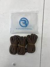 B And Q 3 Pairs Heavy Duty Dark Brown Shoe Strings
