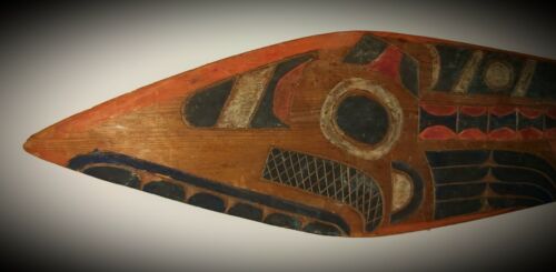 Northwest Coast; Haida / Tlingit, Ceremonial Paddle (late 19th / early 20th c). - 第 2/19 張圖片