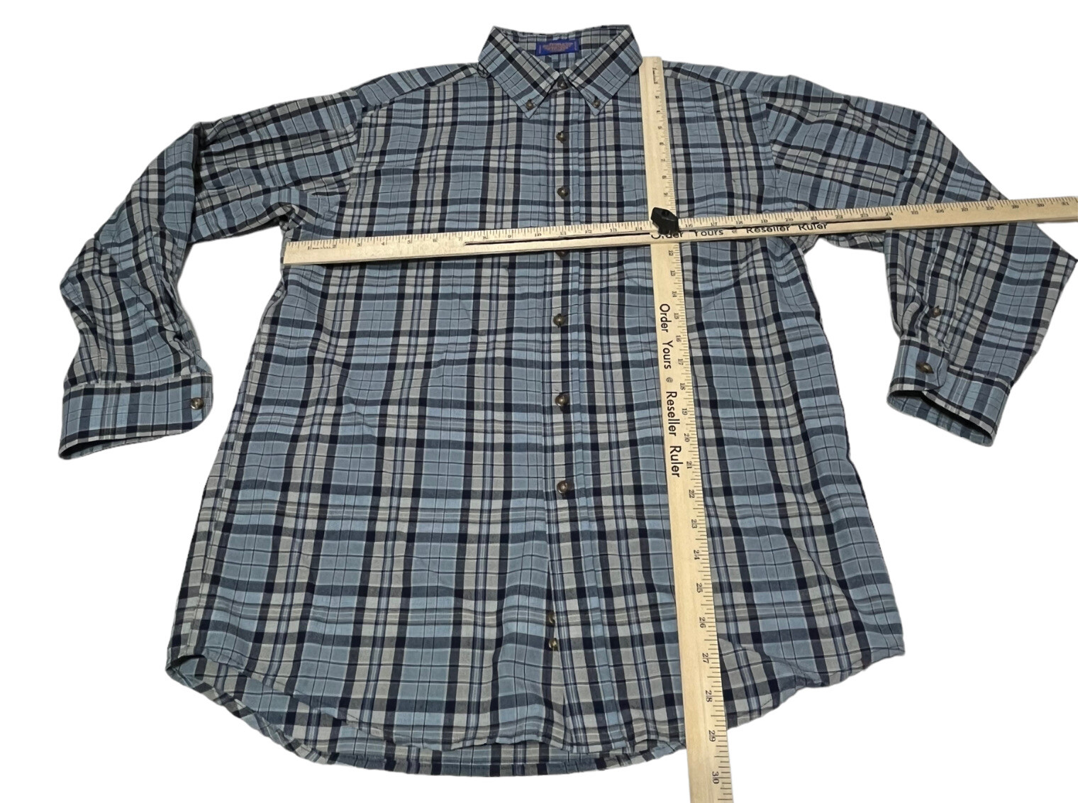 Sir Pendleton Pure Wool Flannel Button Shirt Work… - image 1