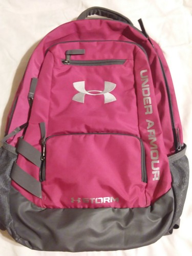 under armour storm backpack pink