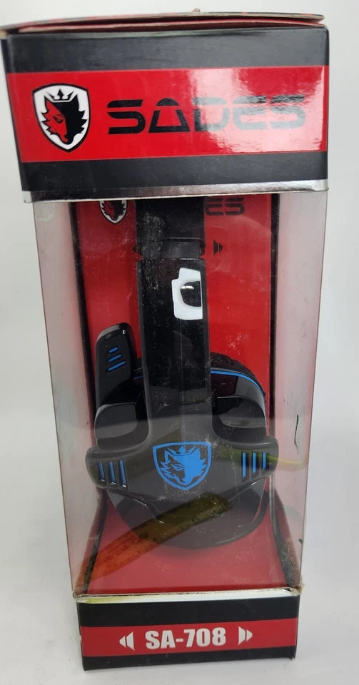 Sades Gaming Headset SA-708 BLUE/BLACK - Image 2 of 4