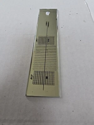 RIVERTONE Mirrored Turntable Phono Cartridge Stylus Alignment Protractor Tool