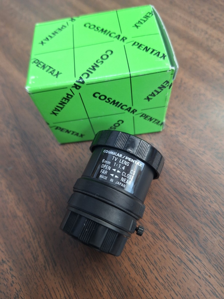 Cosmicar / Pentax TV Lens 6mm 1:1.4 | eBay