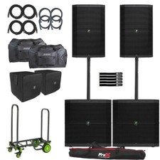 Mackie THUMP215XT 15" Enhanced DJ PA Speakers w 18" Subwoofers Duo Pack