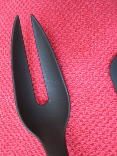 CUISINART Long Handle Black Nylon Slotted Spatula, Spoon & Fork & Short Spatula - Picture 14 of 15