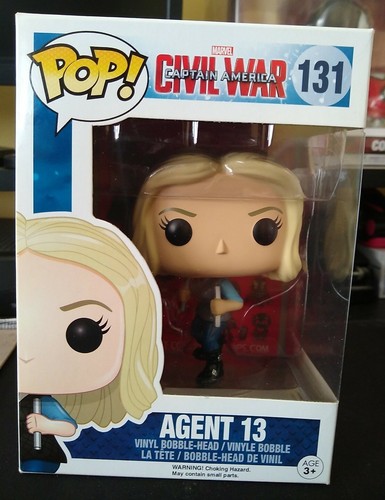 Funko Pop! Marvel. Capitán América: Civil War. Bobble-Head #131 Agent 13 - Imagen 1 de 8