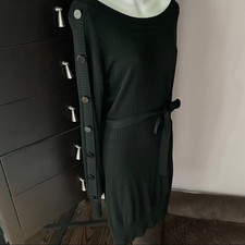 Lapis Stretchy Soft Sweater Dress Great Detail EUC, XL