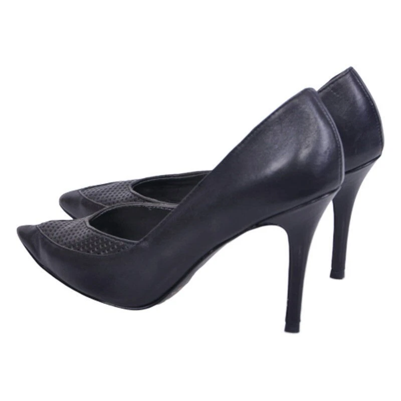 DIESEL OFF BEAT HEELS D YVAS Womens High Heel Leather Slip On Pump Shoes RRP£170 - Image 2 of 4