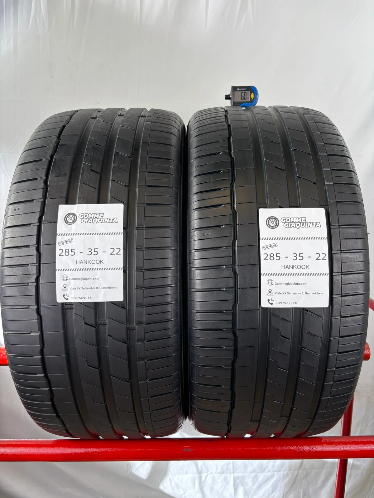 Pneumatici usati 285 35 r22 106y Gomme Estive 2 PZ Hankook Batt 6mm Dot 2024