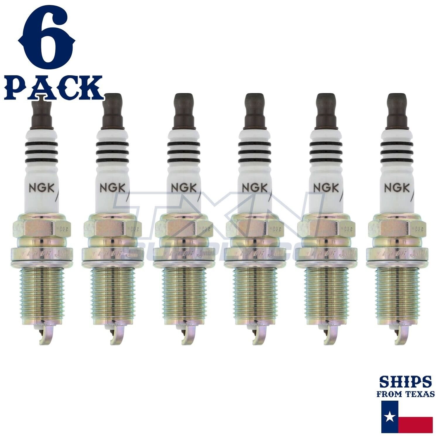 6 Pack NGK Iridium IX Spark Plugs 2000-2001 for Audi A4 2.8L V6 ps